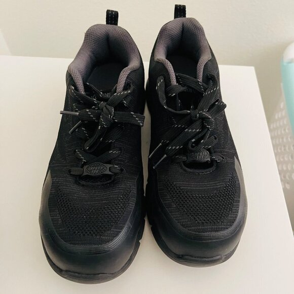 Wolverine Fletcher All Black Safety Toe Slip Resistant Mans Sz 7.5 Wide - Picture 4 of 7